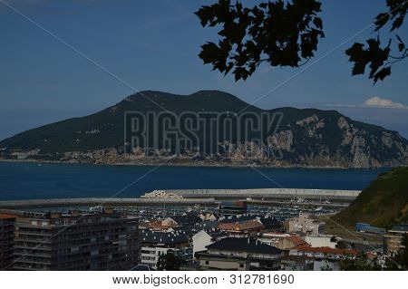 Wonderful Green Mountain And Santonia View From Atop A Cliff In Laredo. August 27, 2013. Laredo, Can
