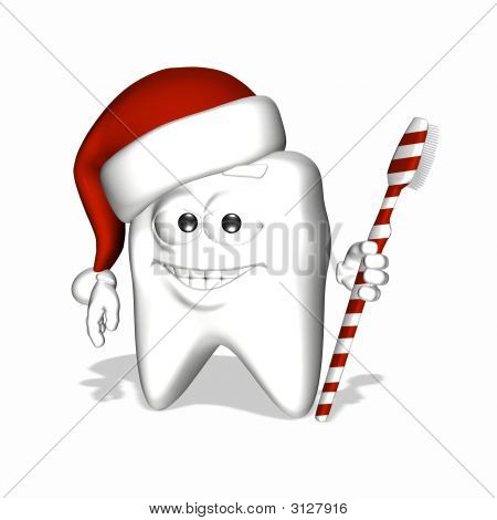 Smiley del dente - ricordo a pennello