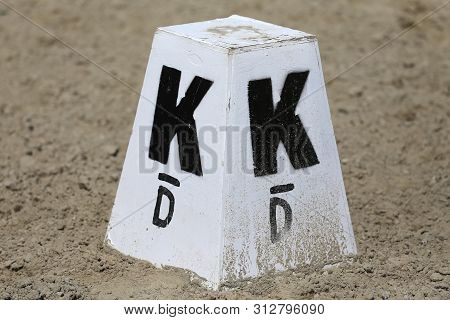 Alphabet Dressage Letter Post For A Dressage Arena