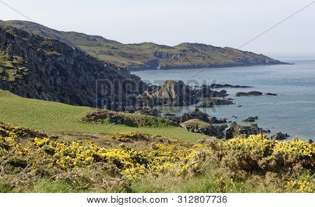 Rockham Bay & Morte Point Viewed From Bull Point, North Devon Coast, Uk
