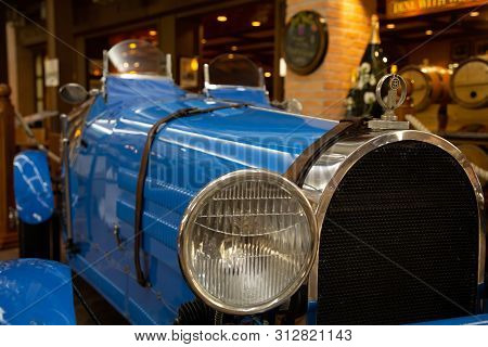 Miami, Florida - February 25, 2017: Bugatti Was A French Car Manufacturer Founded In 1909 In The The