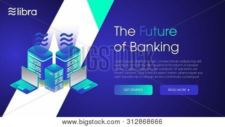 Libra Cryptocurrency Template Design.new Cryptocurrency. Calibra Is A New Digital Wallet For A New D