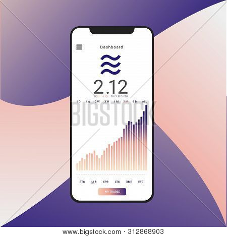 Libra Cryptocurrency Web Template Design.new Cryptocurrency. Calibra Is A New Digital Wallet For A N