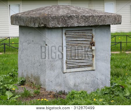 The Aboveground Portion Of The Well Underground Utilities