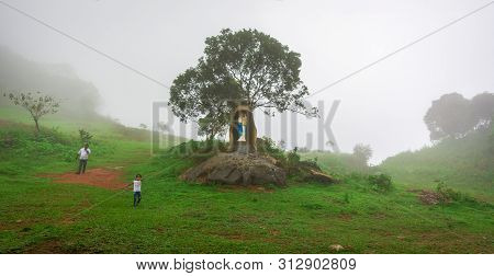 Statue Of St. Mary And Jesus Christ From Kurishumala