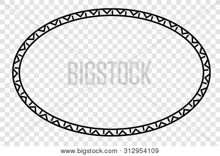 Vector Black Oval Frame For Certificate, Placard Go Xi Fat Cai, Imlek Moment Or Other Element Design