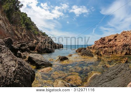 Es Calo S´ Estaca, Natural Park Of The Sierra De Tramuntana, Valldemossa, Majorca, Balearic Islands 
