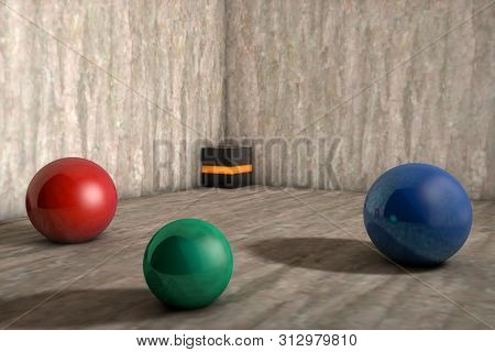 Balls In 3d And Also In Beautiful Colors,