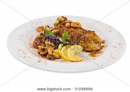 Cat-fish In Honey-nut Sauce