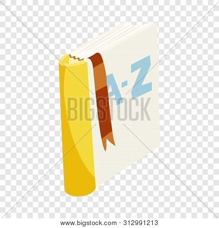 English Dictionary Book Icon. Cartoon Illustration Of English Dictionary Book Vector Icon For Web