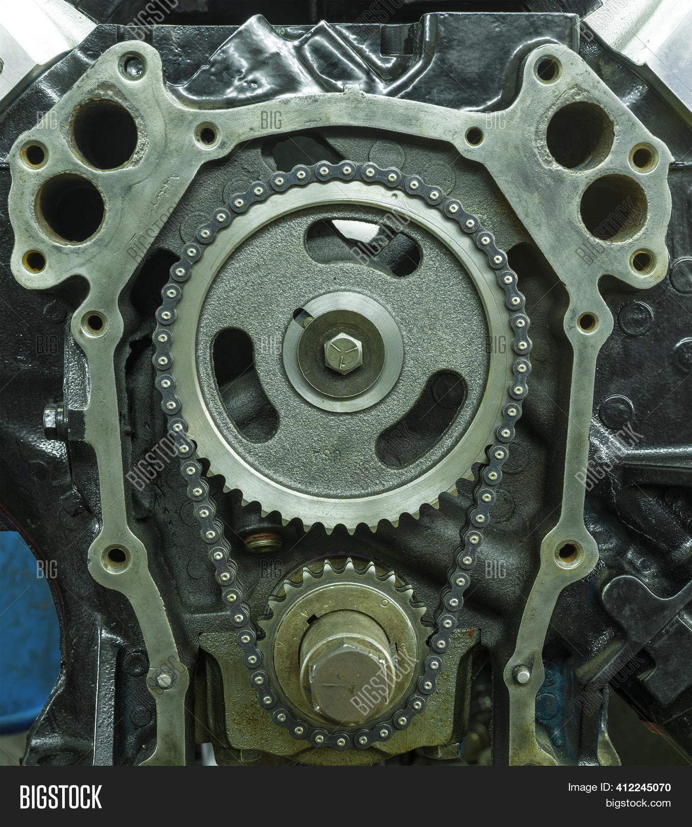 Gears Timing Chain Old Image & Photo (Free Trial) Bigstock