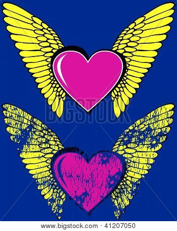 heart with wings