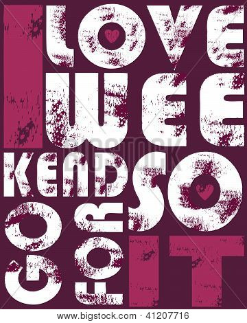 I love weekend design