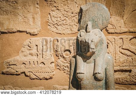 Ruins Of The Egyptian Karnak Temple, The Largest Open-air Museum In Luxor.