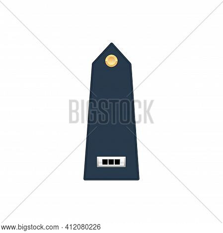 Chief Warrant Officer 3 Cw3 Army Rank Insignia Isolated Military Stripe. Vector Marine Corps, Us. Na