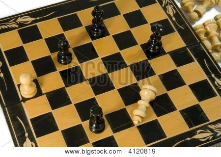 Wooden Glyphic Chess