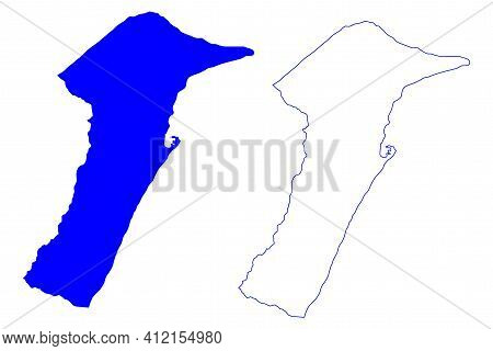 Metropolitan City Of Messina (italy, Italian Republic, Sicily Region) Map Vector Illustration, Scrib