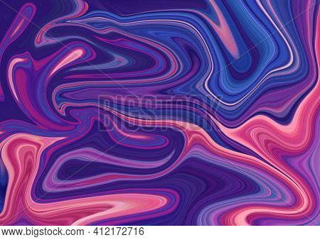 Liquid Marble Background. Abstract Background Or Texture. Marbling Artwork Texture. Acrylic Fluid Ar