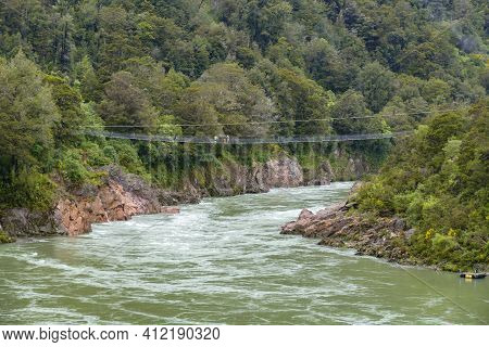 Scenery Around The Buller River In The South Island Of New Zealand
