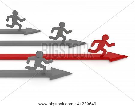 Yarışma genel başkanı. Konsept illüstrasyon.