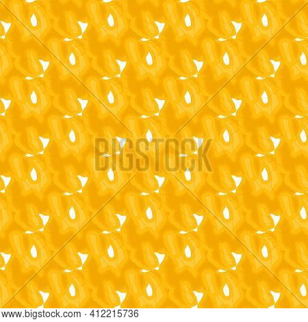 Illustration On Theme Big Pattern Identical Types Walnut, Nut Equal Size. Walnut Pattern Consisting 