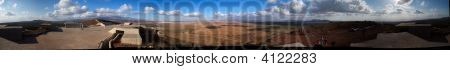 Golanhöhen ländliche Landschaftspanorama