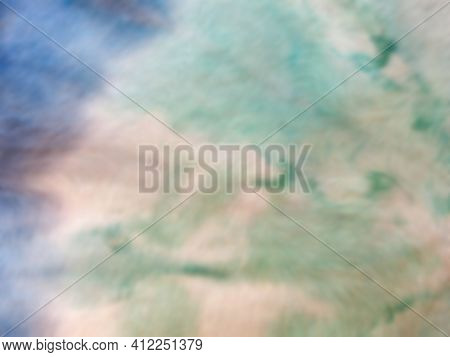 Tie Dye Striped Pattern Abstract Background. Cotton Fabric Abstract Texture Background.