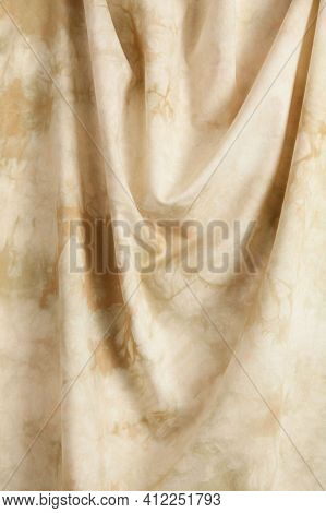 Tie Dye Striped Pattern Abstract Background. Cotton Fabric Abstract Texture Background.