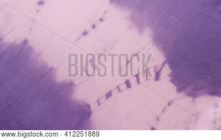 Tie Dye Striped Pattern Abstract Background. Cotton Fabric Abstract Texture Background.