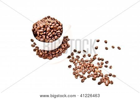 กาแฟและถ้วย
