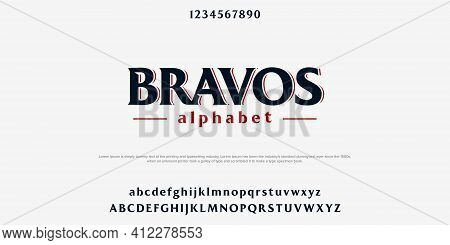 Elegant Alphabet Letters Font And Number. Classic Lettering Designs Vector Illustration