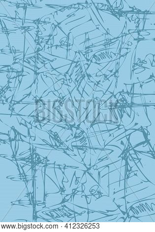 Vector Background Texture Of Medieval Handwriting, Plain Text For The Background