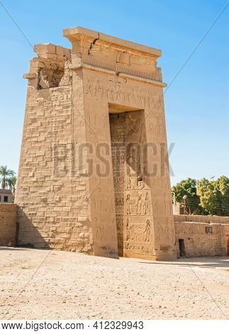 Ruins Of The Egyptian Karnak Temple, The Largest Open-air Museum In Luxor.