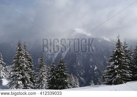 Winter in Godeanu Mountains, Carpathians, Romania, Europe