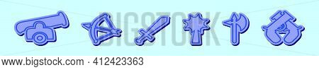 Random Weapon Cartoon Writing Set Weapon Cartoon Vector & Photo (Free Trial) | Bigstock