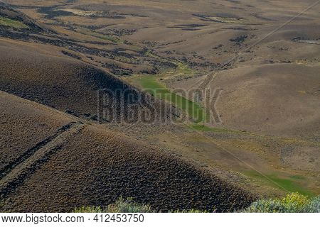 View Of The Hill Of The Landscape Of The Tec. Julio Heredia El Monito Viewpoint, Located Walking To 