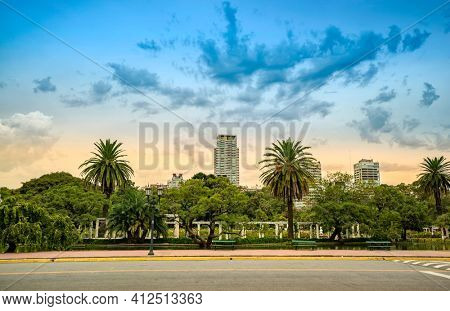 Rosedal park in Buenos Aires Argentina