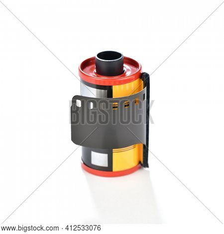 35mm Slide Positive Film Isolated    