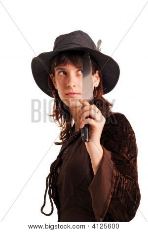 Dívka s nožem