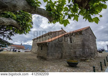 Belmonte, Portugal; May 2017 : Church Of Saint James And Pantheon Of Cabrales In The Historic Town O