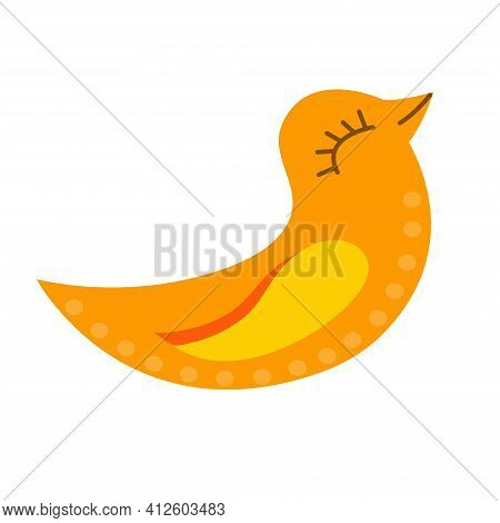Easter Decoration Bird. Design Element For Easter Holiday. Happy Easter. Decorations For Celebrating