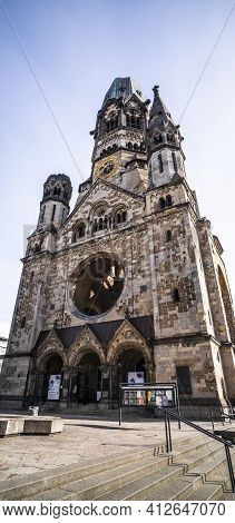 Famous Kaiser Wilhelm Memorial Church In Berlin - Travel Photography
