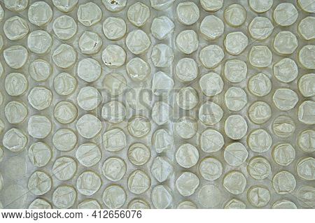 Plastic Air Bubble Protection Foil Wrap Texture Background, Air Bubble Packing Texture