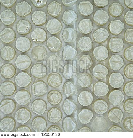 Plastic Air Bubble Protection Foil Wrap Texture Background, Air Bubble Packing Texture