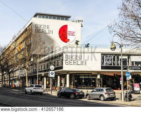 Bikini Berlin Building At Breidscheitplatz Square - Berlin, Germany - March 11, 2021