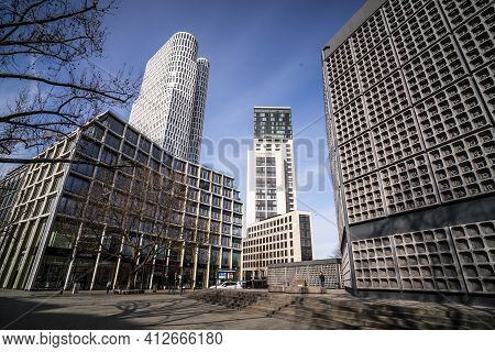 Famous Kaiser Wilhelm Memorial Church In Berlin - Berlin, Germany - March 11, 2021