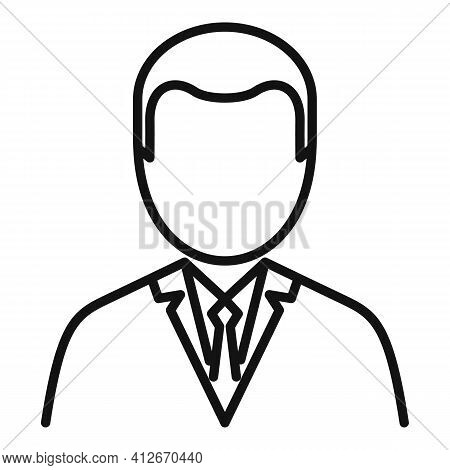 Tax Inspector Icon. Outline Tax Inspector Vector Icon For Web Design Isolated On White Background