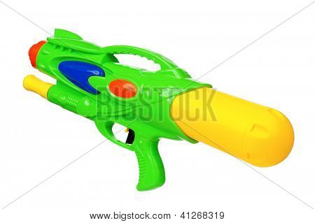 Pistola ad acqua isolata on white background