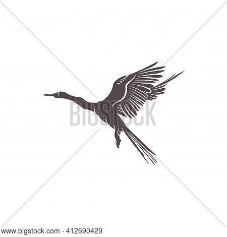 Snake Bird Design Vector Illustration, Creative Snake Bird Logo Design Concept Template, Symbols Ico