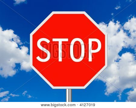 Zeichen stop